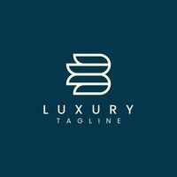 Luxus Brief b Logo zum elegant und stilvoll Mode Geschäft vektor