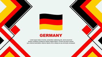 Deutschland Flagge abstrakt Hintergrund Design Vorlage. Deutschland Unabhängigkeit Tag Banner Hintergrund Vektor Illustration. Deutschland Banner