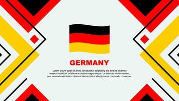 Deutschland Flagge abstrakt Hintergrund Design Vorlage. Deutschland Unabhängigkeit Tag Banner Hintergrund Vektor Illustration. Deutschland Illustration