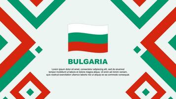 bulgarien flagga abstrakt bakgrund design mall. bulgarien oberoende dag baner tapet vektor illustration. bulgarien mall