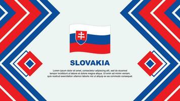 slovakia flagga abstrakt bakgrund design mall. slovakia oberoende dag baner tapet vektor illustration. slovakia design