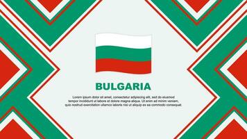 bulgarien flagga abstrakt bakgrund design mall. bulgarien oberoende dag baner tapet vektor illustration. bulgarien vektor