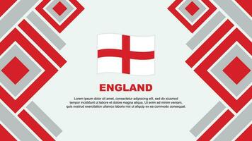 England Flagge abstrakt Hintergrund Design Vorlage. England Unabhängigkeit Tag Banner Hintergrund Vektor Illustration. England