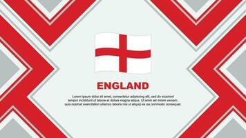 England flagga abstrakt bakgrund design mall. England oberoende dag baner tapet vektor illustration. England vektor