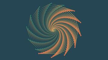 abstrakt Spiral- Wirbel Stil Hintergrund. vektor