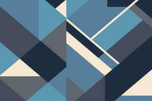 modern minimal Blau grau abstrakt Hintergrund geometrisch Formen Vektor Design
