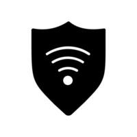 internet säkerhet ikon vektor. antivirus illustration tecken. skydd symbol eller logotyp. vektor