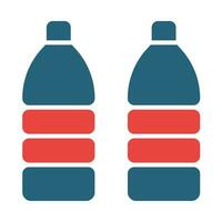 Flaschen Vektor Glyphe zwei Farbe Symbol zum persönlich und kommerziell verwenden.