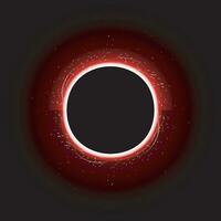 röd Färg svart hål vektor