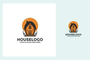 hus logotyp formgivningsmall vektor