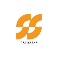 ss-Brief-Logo-Design vektor