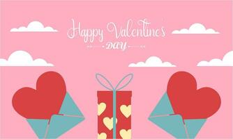 Liebe und Valentinstag Tag Liebhaber Hintergrund vektor