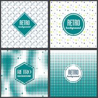 Gammal retro vintage stil design mall vektor