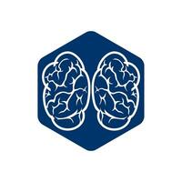 Gehirn Logo Symbol Design Vektor Illustration
