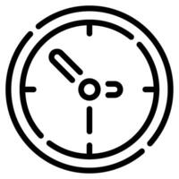 Uhr Symbol Illustration zum uiux, Netz, Anwendung, Infografik usw vektor