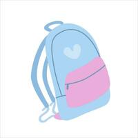 Vektor Farbe Illustration von ein Rucksack.