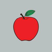 äpple , frukt , vektor , teckning