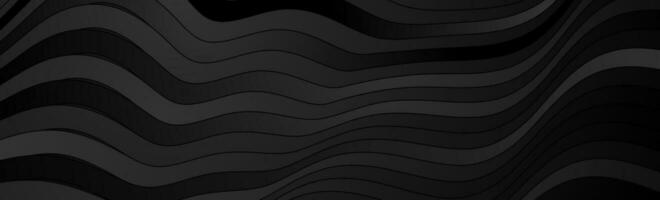 svart vågig Ränder abstrakt teknologi geometrisk bakgrund vektor