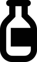 Flasche trinken Symbol Symbol Vektor Bild. Illustration von das trinken Wasser Flasche Glas Design Bild