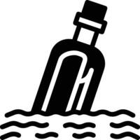 Flasche trinken Symbol Symbol Vektor Bild. Illustration von das trinken Wasser Flasche Glas Design Bild