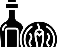 Flasche trinken Symbol Symbol Vektor Bild. Illustration von das trinken Wasser Flasche Glas Design Bild