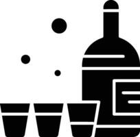 Flasche trinken Symbol Symbol Vektor Bild. Illustration von das trinken Wasser Flasche Glas Design Bild