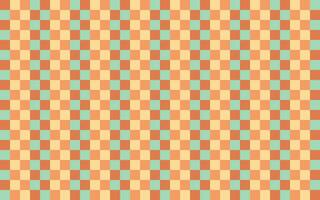 retro häftig bakgrund. retro häftig psychedelic checkerboard kolla upp y2k 90-tal. stationär mode textil- upprepa mönster. vektor