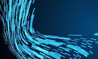 abstrakt blå cyber dataflödet teknik svart futuristisk bakgrund vektor