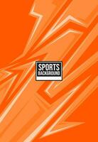 Sport Orange Hintergrund zum Jersey Design vektor