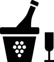 flaska dryck ikon symbol vektor bild. illustration av de dryck vatten flaska glas design bild