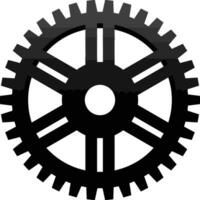 Ausrüstung Rahmen Symbol Symbol Vektor Bild. Illustration von das industriell Rad mechine Mechanismus Design Bild