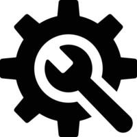 Ausrüstung Rahmen Symbol Symbol Vektor Bild. Illustration von das industriell Rad mechine Mechanismus Design Bild