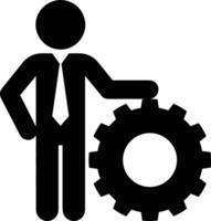 redskap miljö symbol ikon vektor bild. illustration av de industriell hjul mekanik mekanism design bild