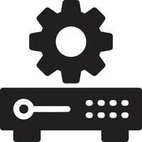 Ausrüstung Rahmen Symbol Symbol Vektor Bild. Illustration von das industriell Rad mechine Mechanismus Design Bild