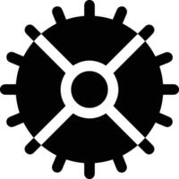 Ausrüstung Rahmen Symbol Symbol Vektor Bild. Illustration von das industriell Rad mechine Mechanismus Design Bild