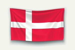 danmarks flagga vektor