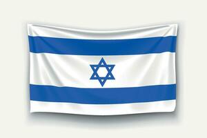 Israels flagga vektor