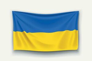 Flagge der Ukraine vektor