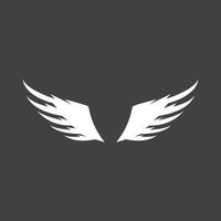 vingar fågel ikon och symbol vektor mall