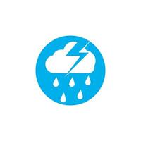 regn ikon och symbol vektor mall illustration