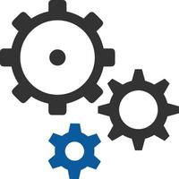 Ausrüstung Rahmen Symbol Symbol Vektor Bild. Illustration von das industriell Rad mechine Mechanismus Design Bild