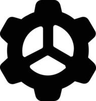 Ausrüstung Rahmen Symbol Symbol Vektor Bild. Illustration von das industriell Rad mechine Mechanismus Design Bild