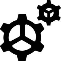 Ausrüstung Rahmen Symbol Symbol Vektor Bild. Illustration von das industriell Rad mechine Mechanismus Design Bild