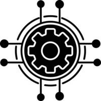 Ausrüstung Rahmen Symbol Symbol Vektor Bild. Illustration von das industriell Rad mechine Mechanismus Design Bild