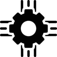 Ausrüstung Rahmen Symbol Symbol Vektor Bild. Illustration von das industriell Rad mechine Mechanismus Design Bild