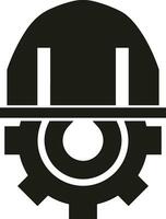 Ausrüstung Rahmen Symbol Symbol Vektor Bild. Illustration von das industriell Rad mechine Mechanismus Design Bild