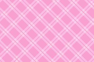 Hintergrund im süß Stil. modisch Rosa Gingham prüfen Plaid. vektor