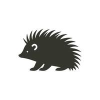 Stachelschwein Symbol auf Weiß Hintergrund - - einfach Vektor Illustration