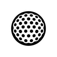 Golf Ball Symbol auf Weiß Hintergrund - - einfach Vektor Illustration