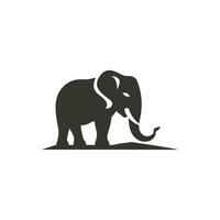 Elefant Symbol auf Weiß Hintergrund - - einfach Vektor Illustration